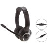 CONCEPTRONIC AURICULARES JACK 3.5 MM MICROFONO FLEXIBLE CONTROL VOLUMEN NEGRO