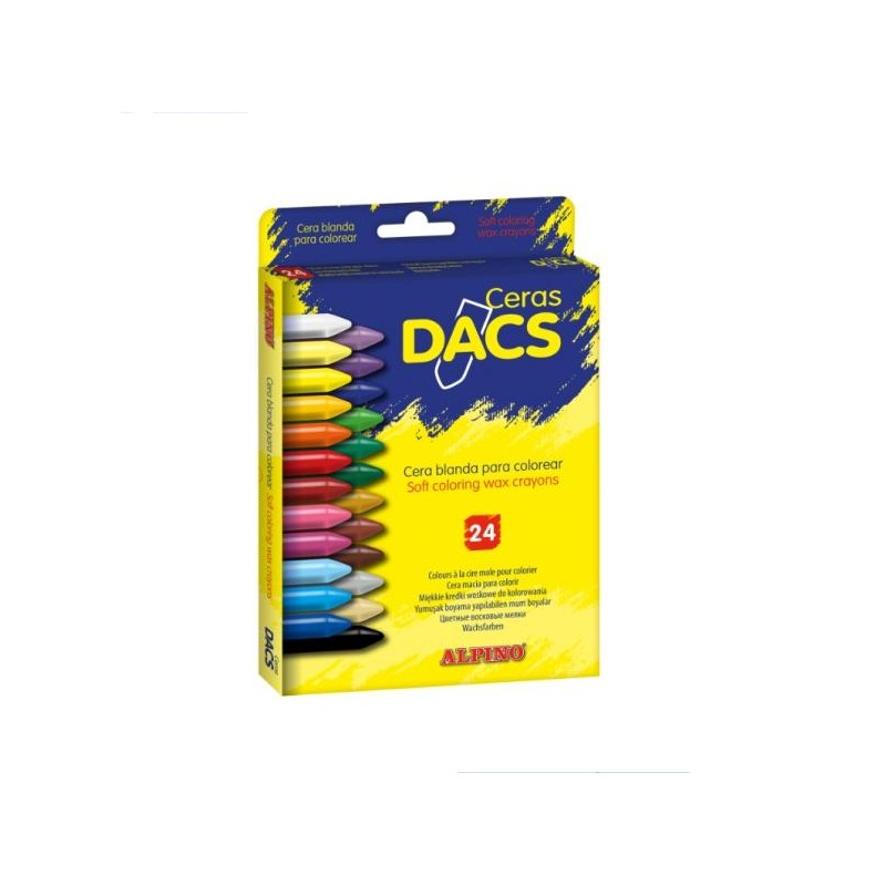 DACS CERAS DACS 55MM COLORES SURTIDOS ESTUCHE 24 UD