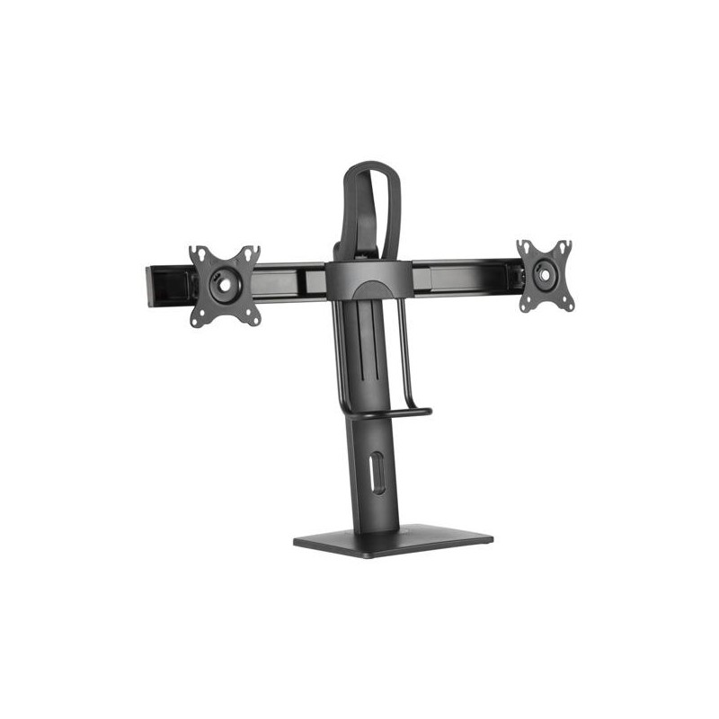 AISENS SOPORTE DE MESA PRO CONTRAPESO GIRATORIO E INCLINABLE PARA 2 MONITOR 17"-27" NEGRO
