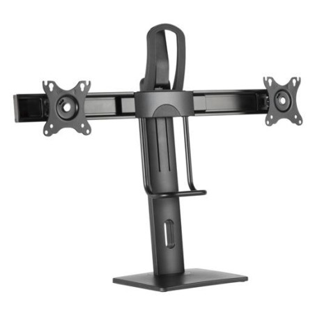 AISENS SOPORTE DE MESA PRO CONTRAPESO GIRATORIO E INCLINABLE PARA 2 MONITOR 17"-27" NEGRO