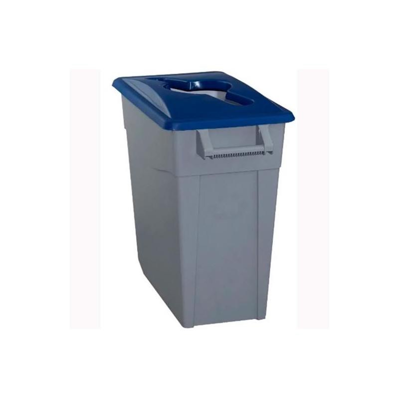 DENOX CONTENEDOR ZEUS ABIERTO 65 LITROS AZUL