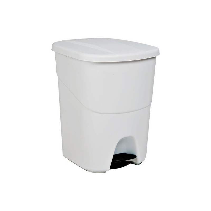 DENOX CUBO CON PEDAL ECOLÓGICO PEDALBIN 40L BLANCO