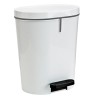DENOX PAPELERA CON PEDAL 25L BLANCA