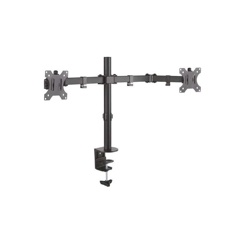 AISENS SOPORTE DE MESA ECO GIRATORIO INCLINABLE 3 PIVOTES 2 BRAZOS PARA TV/MONITOR 8KG 13"/32" NEGRO