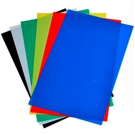 DHP TAPAS ENCUADERNACIÓN 450 MICRAS A4 POLIPROPILENO AZUL -PACK 100U-