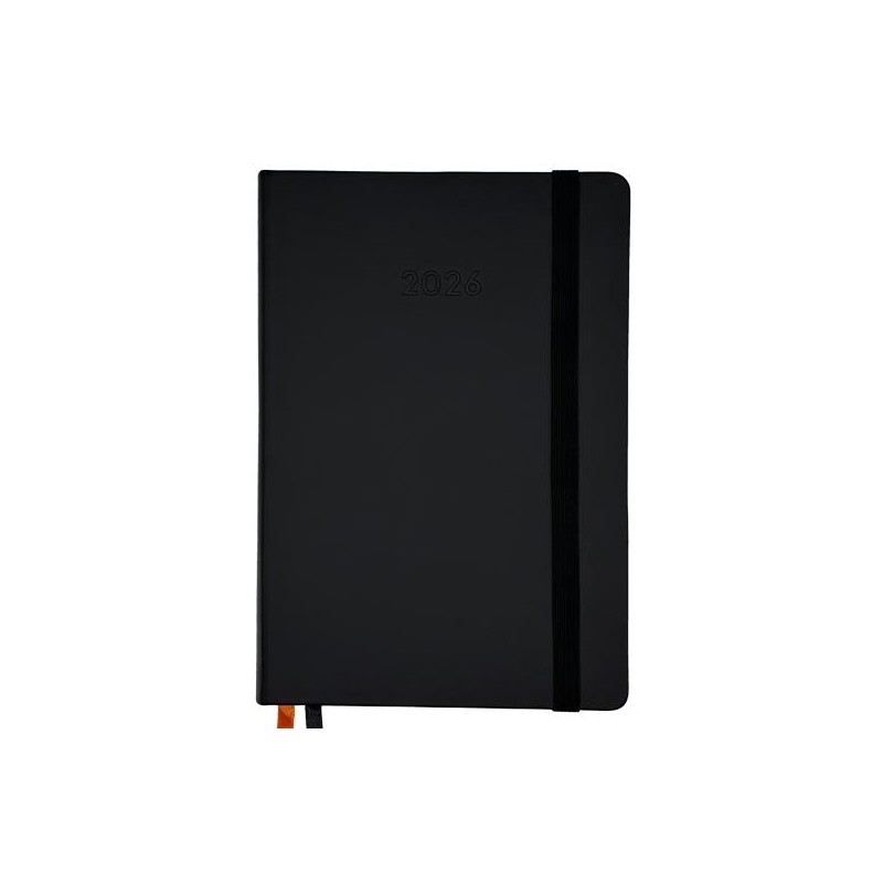 DIDEX AGENDA LINE 21DZ DÍA PÁGINA 14.5X21CM NEGRO 2026