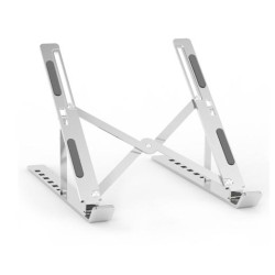 AISENS SOPORTE DE SOBREMESA AJUSTABLE PARA PORTATIL / TABLET, PLATA