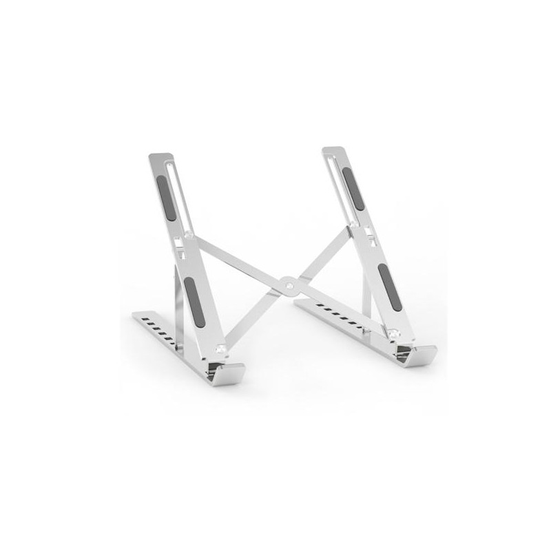 AISENS SOPORTE DE SOBREMESA AJUSTABLE PARA PORTATIL / TABLET, PLATA