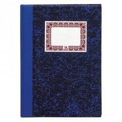 DOHE CUADERNO CARTONÉ 100H FOLIO NATURAL 70GR RAYADO HORIZONTAL AZUL