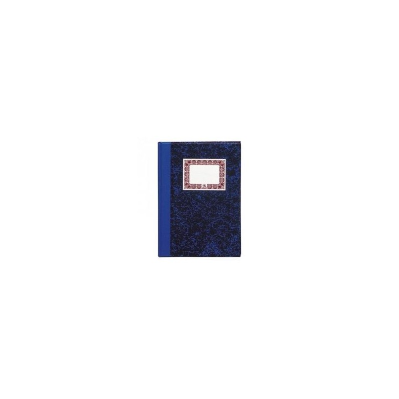 DOHE CUADERNO CARTONÉ 100H FOLIO NATURAL 70GR RAYADO HORIZONTAL AZUL