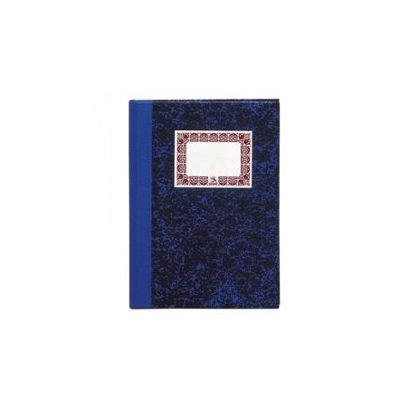 DOHE CUADERNO CARTONÉ 100H FOLIO NATURAL 70GR RAYADO HORIZONTAL AZUL