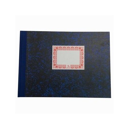 DOHE CUADERNO CARTONÉ 100H FOLIO APAISADO RAYADO HORIZONTAL 70GR AZUL