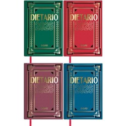 DOHE DIETARIO CUARTO 15X21CM DP CARTÓN GELTEX C/SURTIDOS 2026