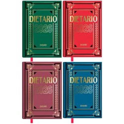 DOHE DIETARIO OCTAVO 11.5X16.5CM DP CARTÓN GELTEX C/SURTIDOS 2026