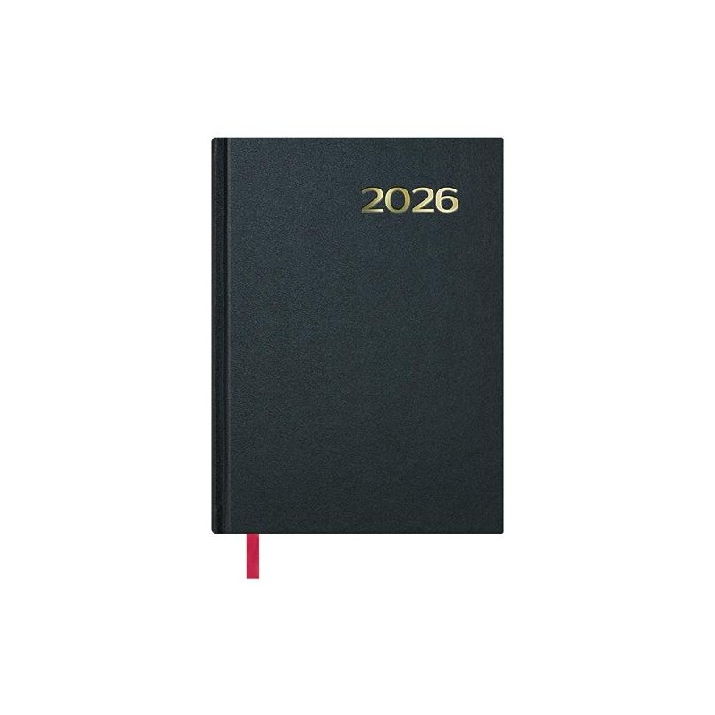 DOHE AGENDA ANUAL SÍNTEX 14X20CM DP NEGRO 2026
