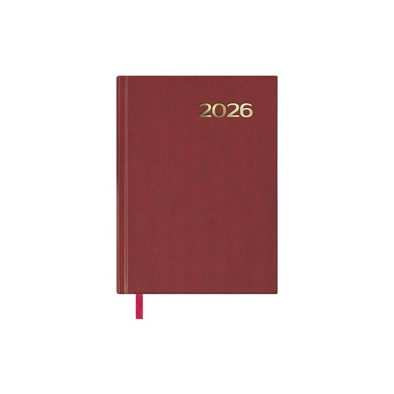DOHE AGENDA ANUAL SÍNTEX 14X20CM DP BURDEOS 2026
