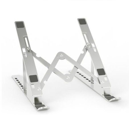 AISENS SOPORTE DE SOBREMESA AJUSTABLE PARA PORTATIL / TABLET, PLATA