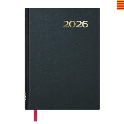 DOHE AGENDA ANUAL SÍNTEX 14X20CM DP NEGRO 2026 CATALÁN