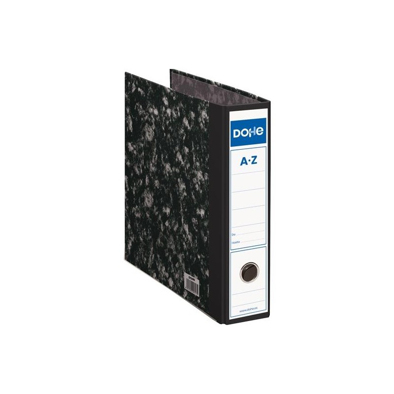 DOHE ARCHIVADOR PALANCA ARCHINOVO A4 LOMO ANCHO CARTÓN FORRADO NEGRO JASPEADO