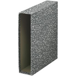 DOHE FUNDA ARCHIVADOR ARCHIPLÁS FOLIO LOMO ANCHO CARTÓN FORRADO GRIS JASPEADO