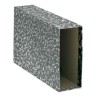 DOHE FUNDA ARCHIVADOR ARCHINOVO CUARTO APAISADO LOMO ANCHO CARTÓN FORRADO NEGRO JASPEADO