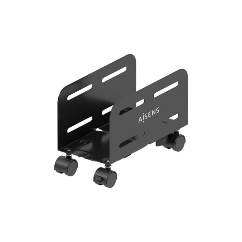 AISENS SOPORTE METALICO AJUSTABLE DE SUELO PARA CPU NEGRO