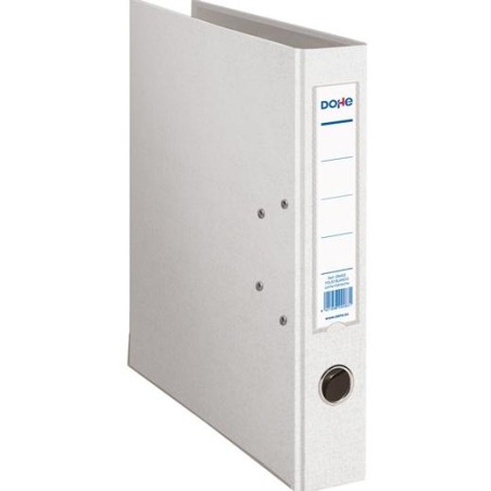 DOHE ARCHIVADOR PALANCA ARCHICOLOR FOLIO LOMO ESTRECHO RADO CARTÓN FORRADO PP BLANCO