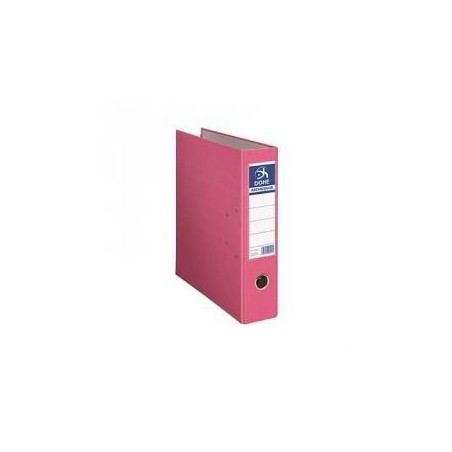 DOHE ARCHIVADOR PALANCA A4 LOMO ANCHO RADO CARTÓN FORRADO PP ROSA