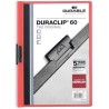 DURABLE CARPETA DOSSIER PINZA DURACLIP 60 ROJO A4 -25U-