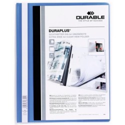 DURABLE CARPETA DE PRESENTACIÓN DOSSIER FÁSTENER DURAPLUS A4 AZUL -25 UD-