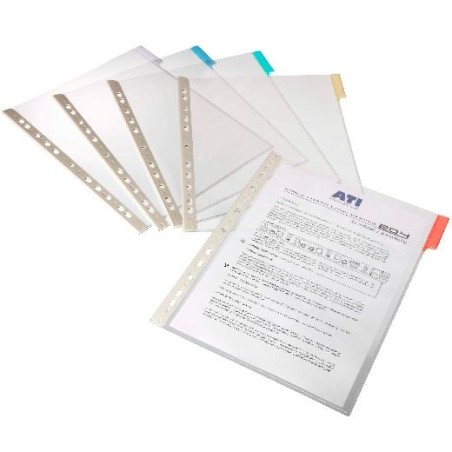 DURABLE FUNDA DE CLASIFICADOR FUNCTION PANEL A4 PLÁSTICO PACK DE 5 TRANSPARENTE