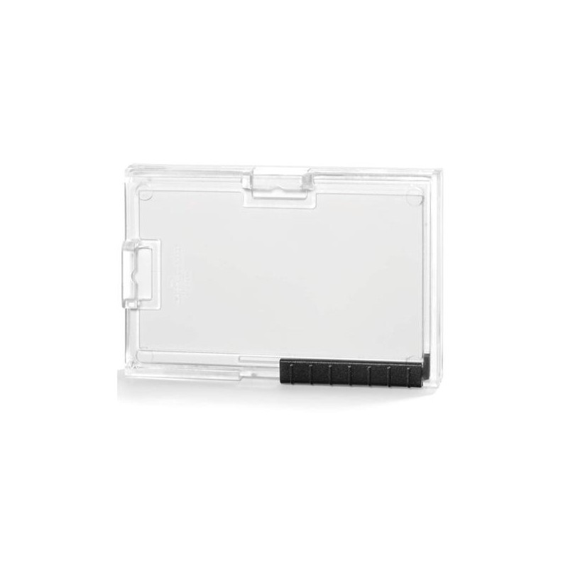 DURABLE IDENTIFICADOR PUSHBOX DUO SOPORTE PARA 1 TARJETAS 54X87MM PLÁSTICO TRANSPARENTE