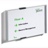 DURABLE IDENTIFICADOR PARA PUERTAS INFO SIGN PLACA DE 210X148,5MM METAL PLATEADO
