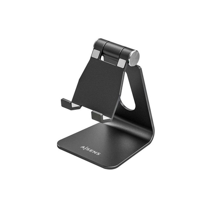 AISENS SOPORTE DE SOBREMESA TAMAÑO M AJUSTABLE (1 PIVOTE) PARA MOVIL / TABLET, NEGRO