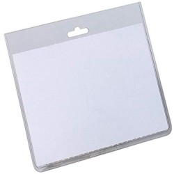 DURABLE PORTANOMBRES PARA IDENTIFICACIÓN 60X90MM PLÁSTICO TRANSPARENTE -20U-