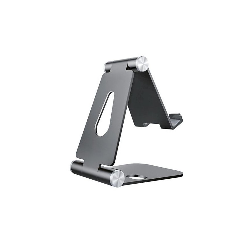 AISENS SOPORTE DE SOBREMESA TAMAÑO M AJUSTABLE 2 PIVOTES PARA MOVIL/TABLET GRIS
