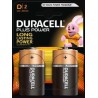 DURACELL PILAS PLUS POWER L2 DLR20 ALCALINAS D 1.5V PACK-2