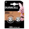 DURACELL PILA ESPECIAL CR2032 DE BOTÓN LITIO 3V BLISTER 2 + 50% EXTRA LIFE