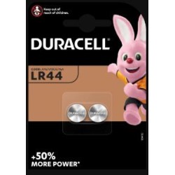 DURACELL PILA ALCALINA ESPECIAL LR44 DE BOTÓN 1,5 V -BLISTER 2U-