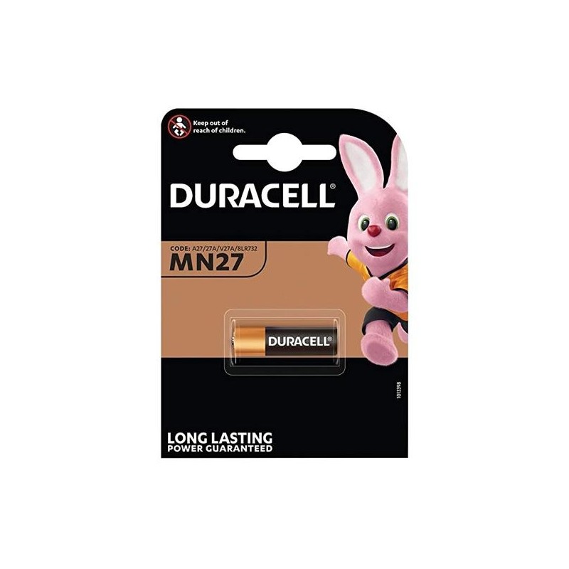 DURACELL PILAS ALCALINAS LR27 A27 12V BLISTER 1