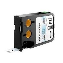 DYMO CINTA DE TRANSFERENCIA TÉRMINA NEGRO SOBRE TRASLÚCIDO 12MMX7M VINILO