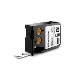 DYMO CINTA XTL 1868752 VINILO TEXTO NEGRO SOBRE BLANCO 19MM