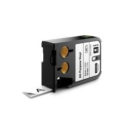 DYMO CINTA XTL 1868809 VINILO TEXTO NEGRO SOBRE BLANCO 6MMX2,7M