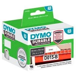 DYMO CINTA ADHESIVA DURABLE LABELWRITER LABELS 102X59MM NEGRO SOBRE FONDO BLANCO