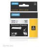 DYMO RHINO CINTA DE ETIQUETAS INDUSTRIAL ADHESIVA ID1-12, NEGRO SOBRE TRANSPARENTE DE 12MMX5´5M, POLIESTER (S0718180)