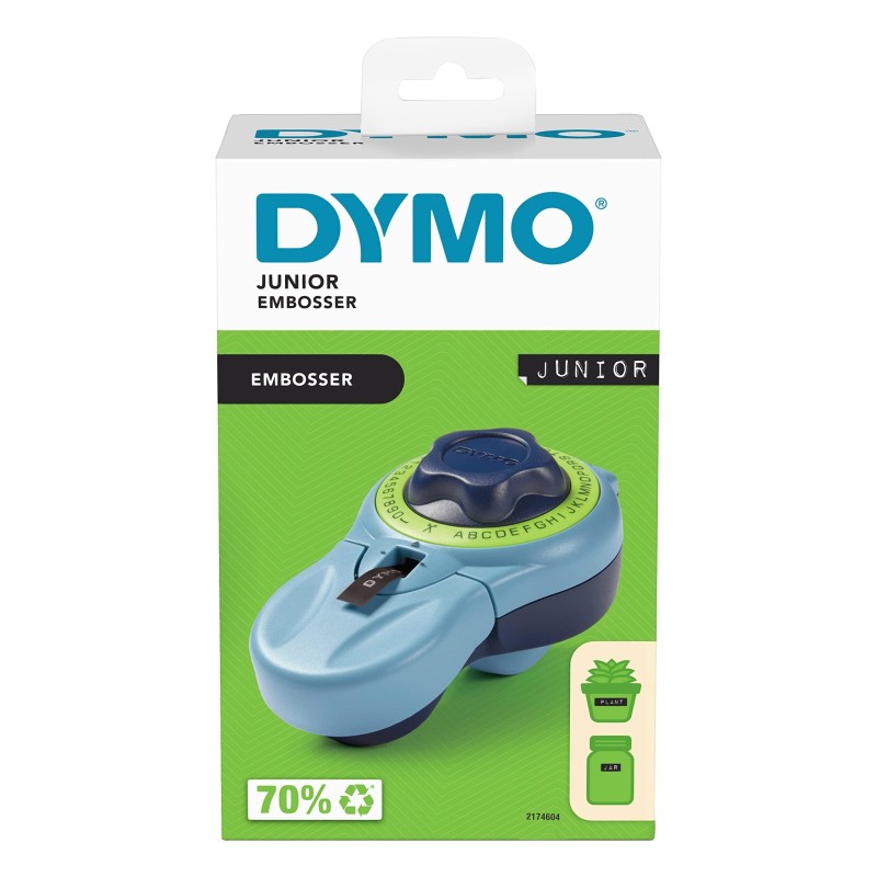 DYMO ETIQUETADORA - ROTULADORA MANUAL JUNIOR AZ AZUL