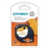 DYMO CINTA AUTOADHESIVA PARA ROPA 18769, NEGRO-BLANCO 12MMX2M ROTULADORAS LETRATAG (S0718850)