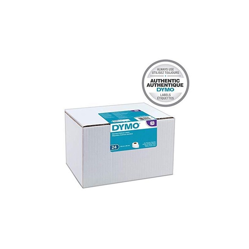 DYMO CINTA DE ETIQUETAS DE ENVÍO BLANCO DE 28X89MM (24 ROLLOS) PARA ROTULADORA LABELWRITER