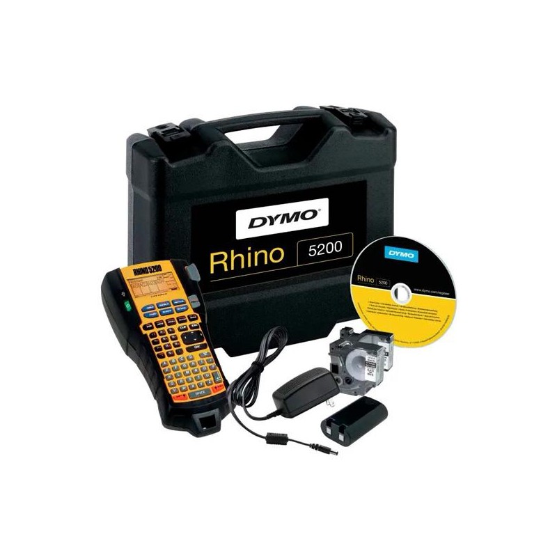 DYMO RHINO ETIQUETADORA - ROTULADORA ELECTRÓNICA PORTÁTIL 5200 + CON MALETÍN