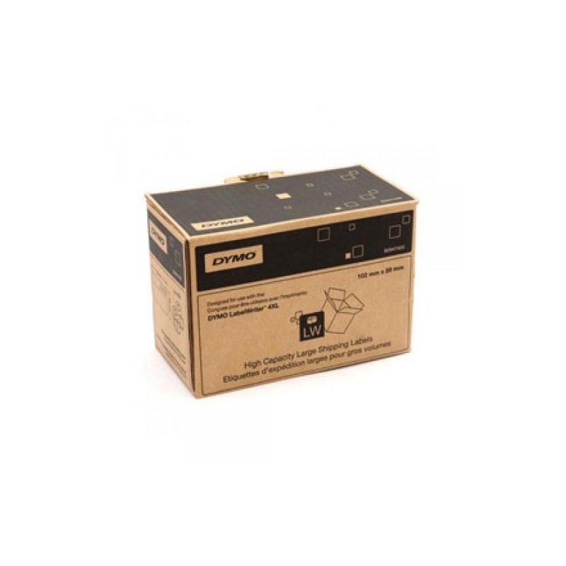 DYMO CINTA DE ETIQUETAS DE ENVÍO DE ALTA CAPACIDAD BLANCO DE 102X59MM (2 ROLLOS) PARA ROTULADORA LABELWRITER